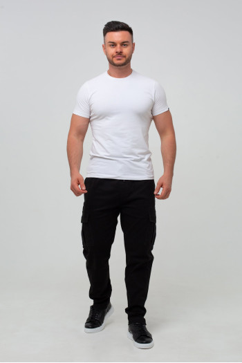 Штани карго K.O.R 518-1 Чорний (№17 black)