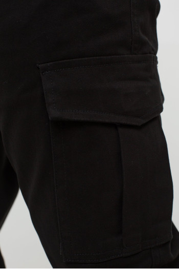 Штани карго K.O.R 518-1 Чорний (№17 black)
