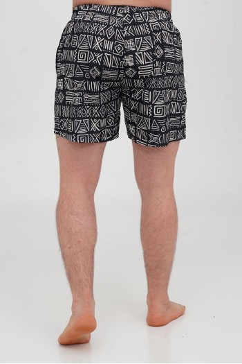 Шорти TREND 7011-1 Чорний+принт (BLACK)