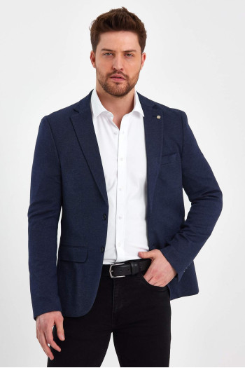Піджак Trend Collection 6107-4 Темно-синій (V01)