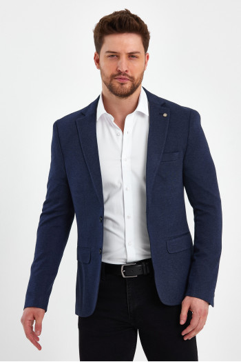 Піджак Trend Collection 6107-4 Темно-синій (V01)