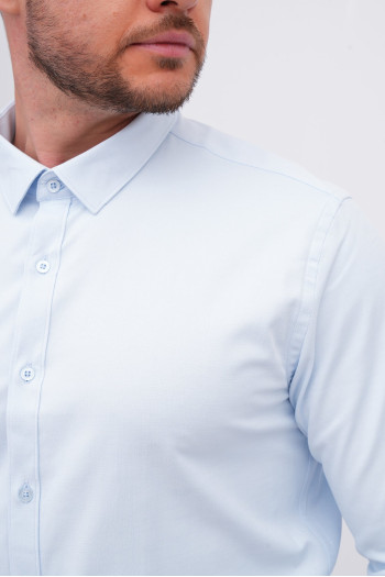 Сорочка чоловіча Trend Collection 406-3 Блакитний