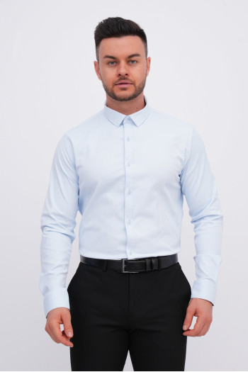 Сорочка чоловіча Trend Collection 406-3 Блакитний
