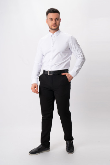 Штани slim fit 099-1 Чорний (SIYAH)