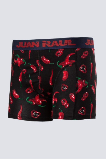 Труси з принтом JUAN RAUL JR50-1 Чорний+перець