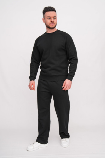Світшот однотонний K.O.R 3390 Чорний (black)