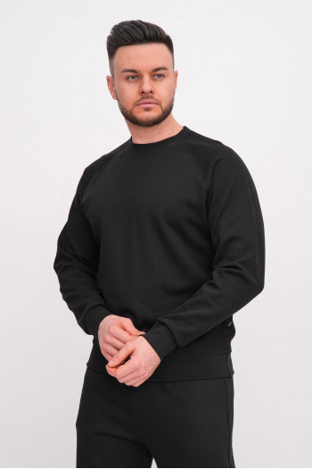 Світшот однотонний K.O.R 3390 Чорний (black)