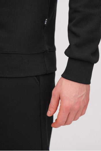 Світшот однотонний K.O.R 3390 Чорний (black)