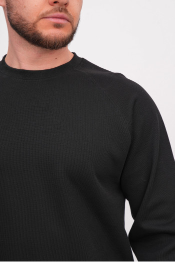 Світшот однотонний K.O.R 3390 Чорний (black)