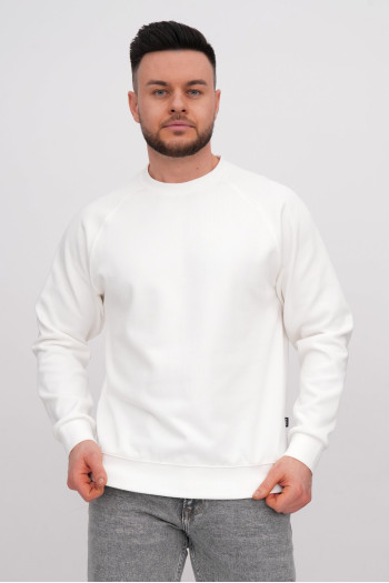 Світшот однотонний K.O.R 3390 Білий (white)