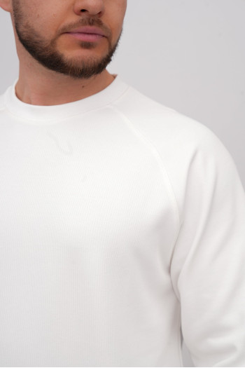 Світшот однотонний K.O.R 3390 Білий (white)