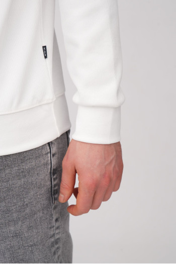 Світшот однотонний K.O.R 3390 Білий (white)