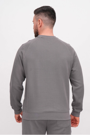 Світшот однотонний K.O.R 3390 Сірий (grey)