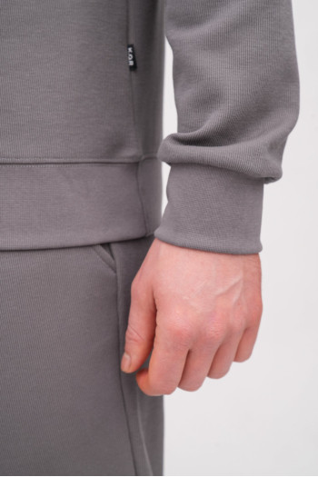 Світшот однотонний K.O.R 3390 Сірий (grey)