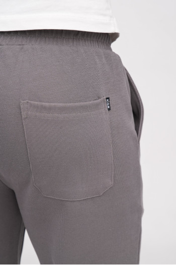 Спорт-штани однотонні K.O.R 37991 Сірий (grey)