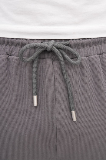 Спорт-штани однотонні K.O.R 37991 Сірий (grey)