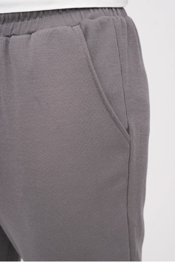 Спорт-штани однотонні K.O.R 37991 Сірий (grey)