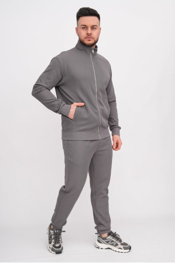 Спорт-штани однотонні K.O.R 37991 Сірий (grey)