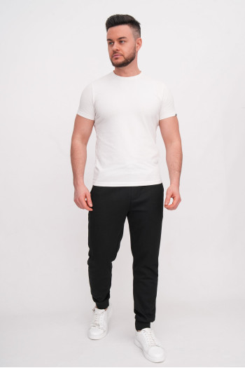 Спорт-штани однотонні K.O.R 37991 Чорний (black)