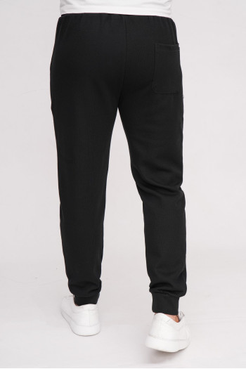 Спорт-штани однотонні K.O.R 37991 Чорний (black)