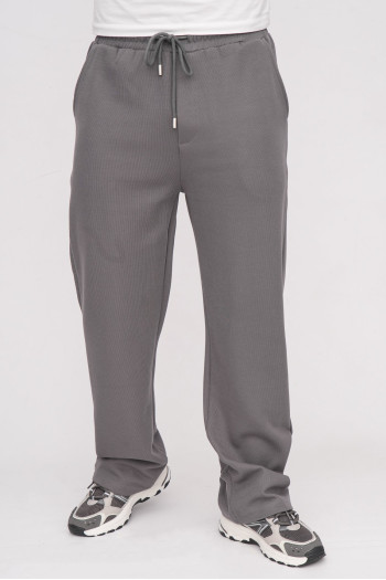 Спорт-штани однотонні K.O.R 33891 Сірий (grey)
