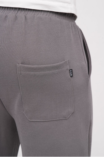 Спорт-штани однотонні K.O.R 33891 Сірий (grey)