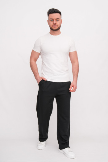 Спорт-штани однотонні K.O.R 33891 Чорний (black)