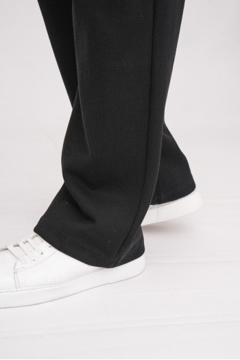 Спорт-штани однотонні K.O.R 33891 Чорний (black)