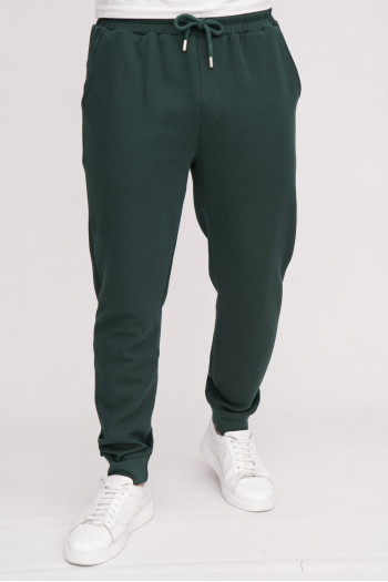 Спорт-штани однотонні K.O.R 37991 Зелений (green)