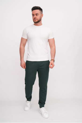 Спорт-штани однотонні K.O.R 37991 Зелений (green)