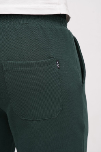Спорт-штани однотонні K.O.R 37991 Зелений (green)