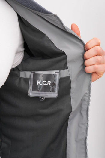 Бомбер м.с. K.O.R 7983 Сірий (GRAY)