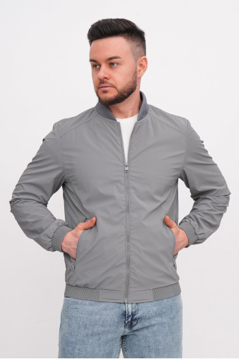Бомбер м.с. K.O.R 7983 Сірий (GRAY)