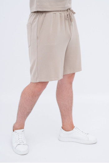 Комплект футболка + шорти Trend Collection 378939 Світло-бежевий (R. APRIС)