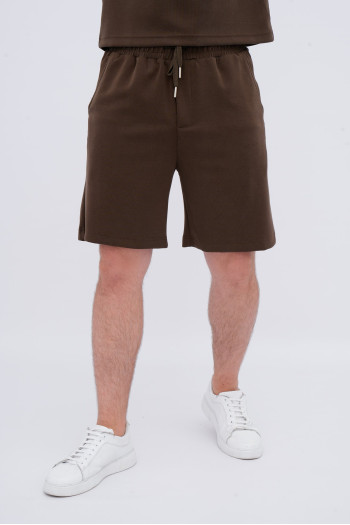 Комплект футболка + шорти Trend Collection 378939 Коричневий (BROWN)