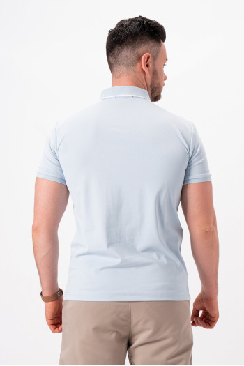 Футболка ПОЛО K.O.R АРТ.2455-1 Блакитний (кол. 56)