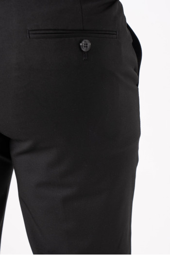 Штани slim fit K.O.R 12652 Чорний (black)