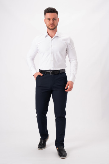 Штани slim fit K.O.R 12652 Синій (blue)