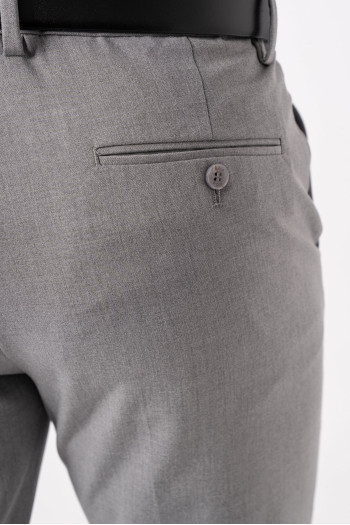 Штани slim fit K.O.R 12652 Сірий (gray)