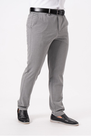 Штани slim fit K.O.R 12652 Сірий (gray)