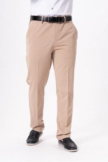  Штани slim fit K.O.R 12652 Бежевий (bege)