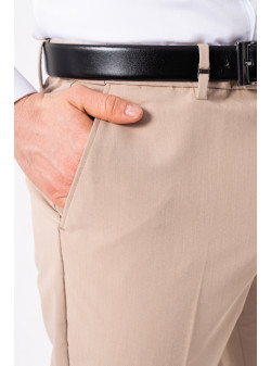 Штани slim fit K.O.R 12652 Бежевий (bege)