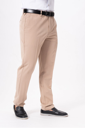  Штани slim fit K.O.R 12652 Бежевий (bege)