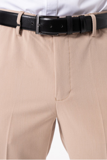  Штани slim fit K.O.R 12652 Бежевий (bege)