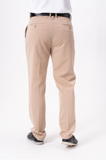  Штани slim fit K.O.R 12652 Бежевий (bege)