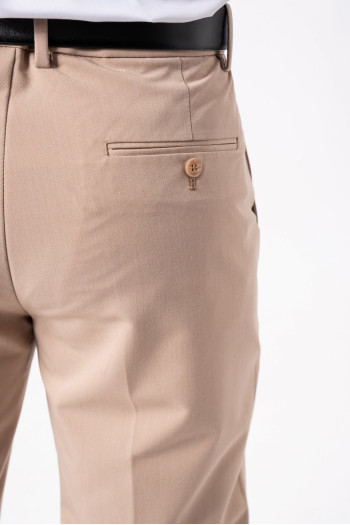 Штани slim fit K.O.R 12652 Бежевий (bege)