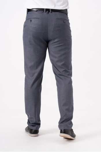 Штани slim fit K.O.R 12661 Сіро-синій (blue gray)