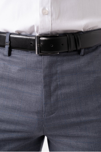 Штани slim fit K.O.R 12661 Сіро-синій (blue gray)