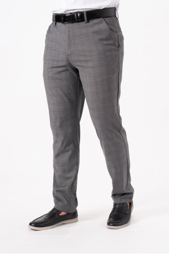 Штани slim fit K.O.R 12671 Cірий (gray)