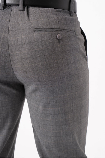 Штани slim fit K.O.R 12671 Cірий (gray)